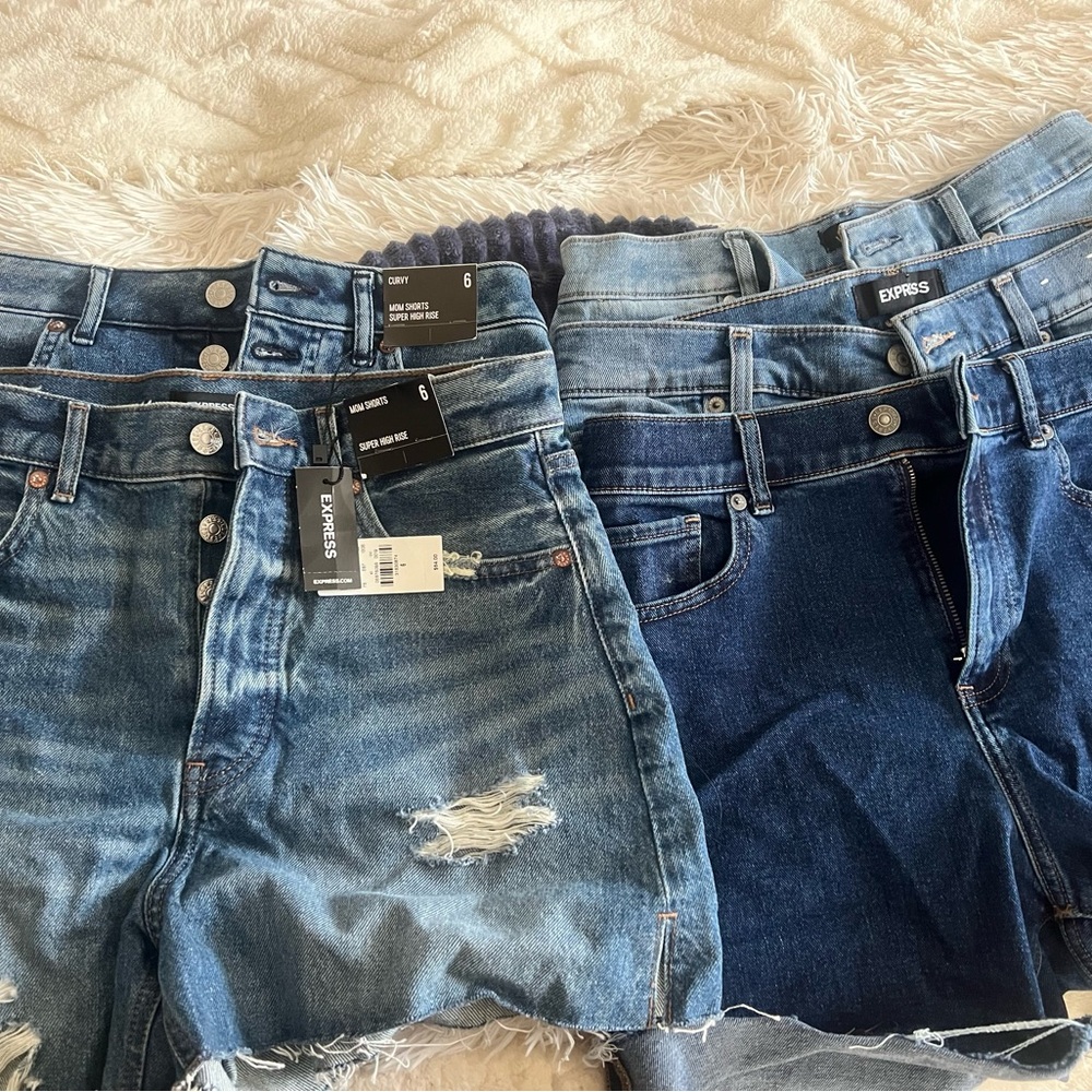 Express Blue High Rise Jeans